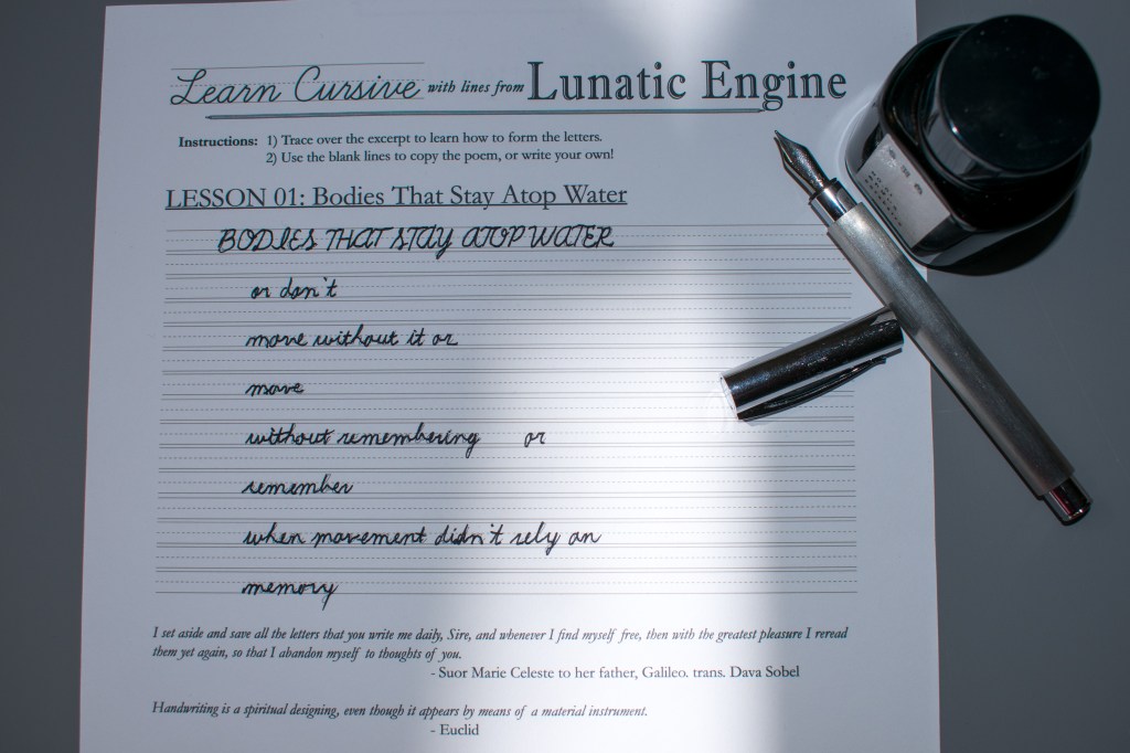 Learn Cursive With Lunatic Engine – Lesson 01&nbsp;–