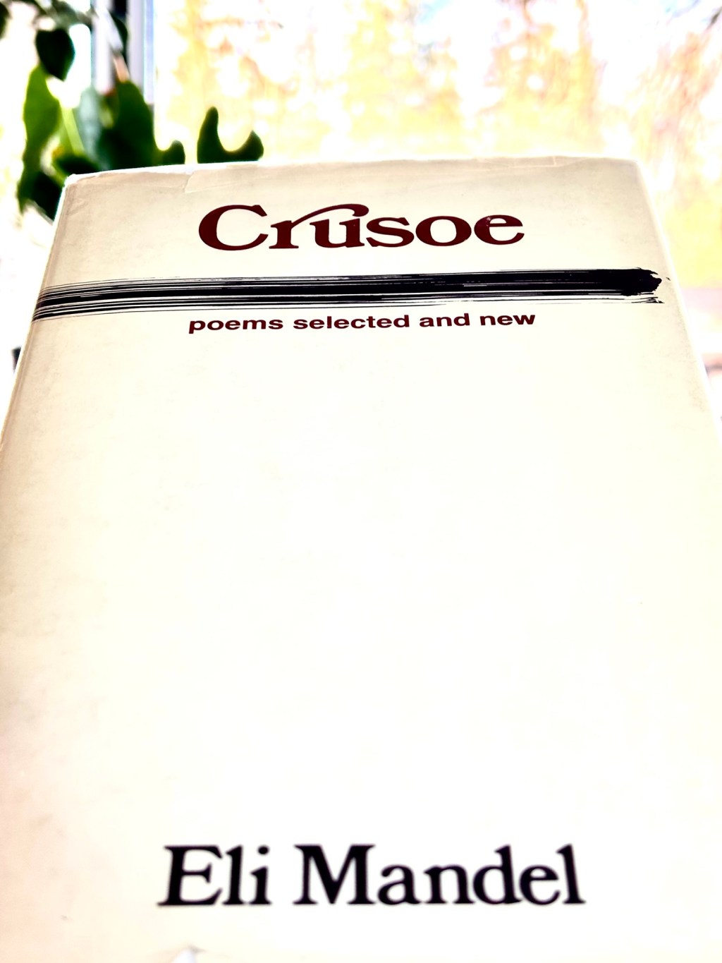 Slow Reading Poetry Project 2025, Week Ten, Eli Mandel’s “Crusoe”